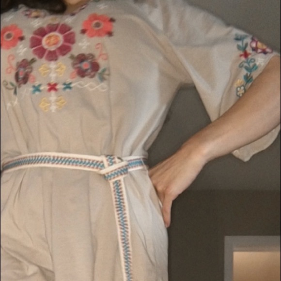 Johnny Was Floral Gypsy JWLA Long Tunic Top Dress - Picture 7 of 8